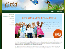 Tablet Screenshot of metamontessori.com